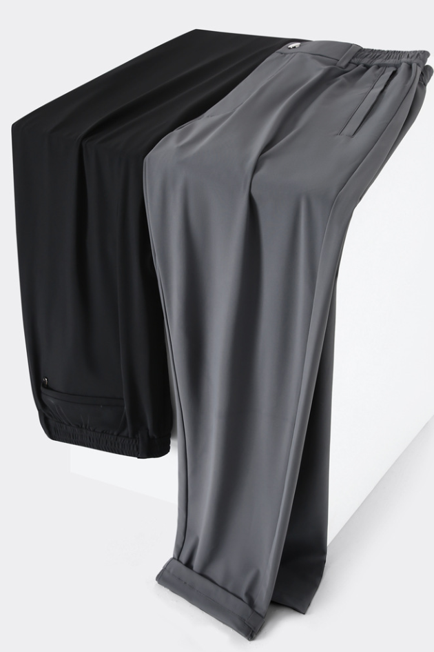 Men’s cooling stretch trousers breathable wrinkle free lightweight no iron dress pants