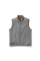 Gray vest on a white background